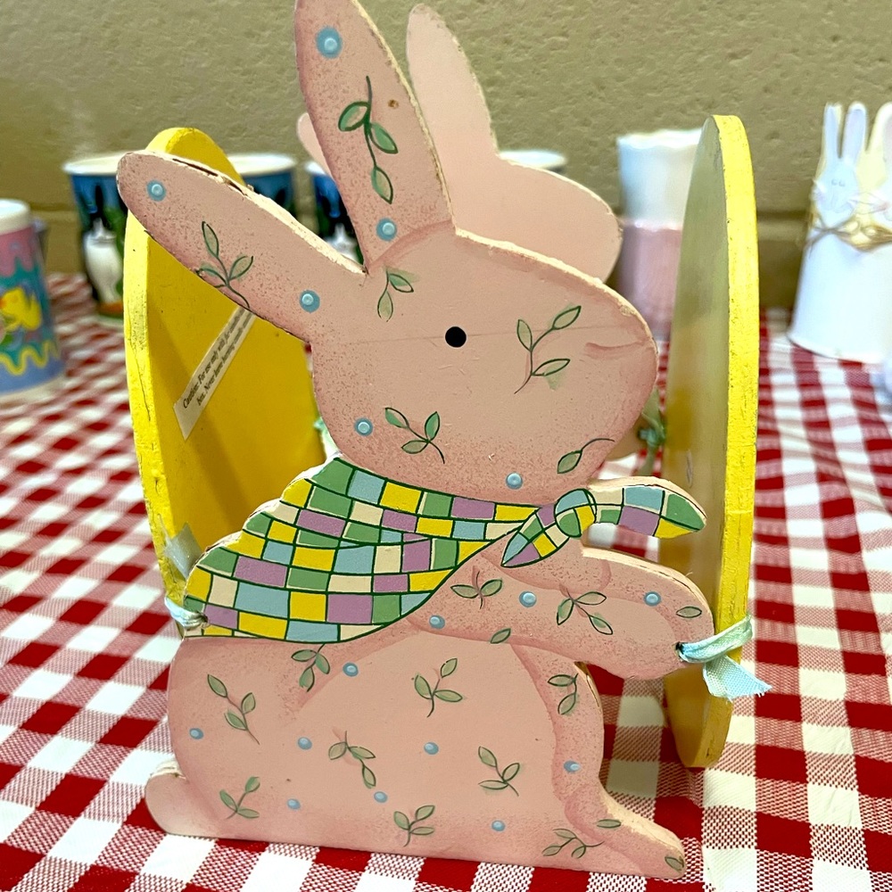 Wooden Colorful Easter Accent Piece By Debbie Mumm